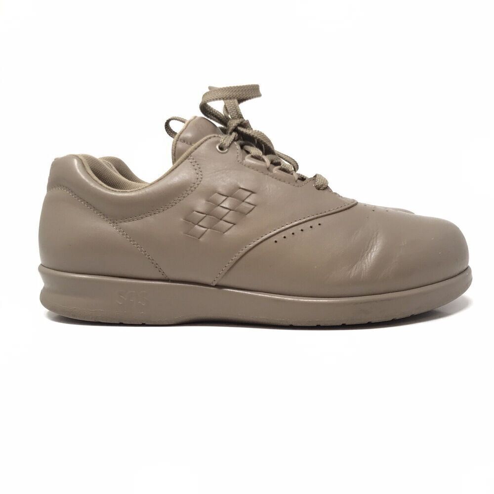 SAS Freetime Shoes Womens Size 8.5 Tan-Brown Leather Tripad Comfort Walking USA